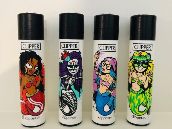 Clipper Feuerzeuge Meerjungfrauen