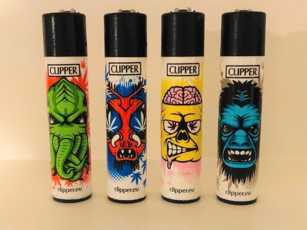 Clipper Feuerzeuge Weed Monster