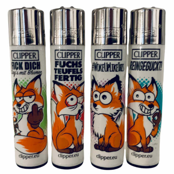 Clipper Feuerzeuge Füchse