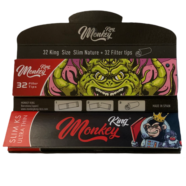 1x Rolling Papers mit Tips - Green Monster