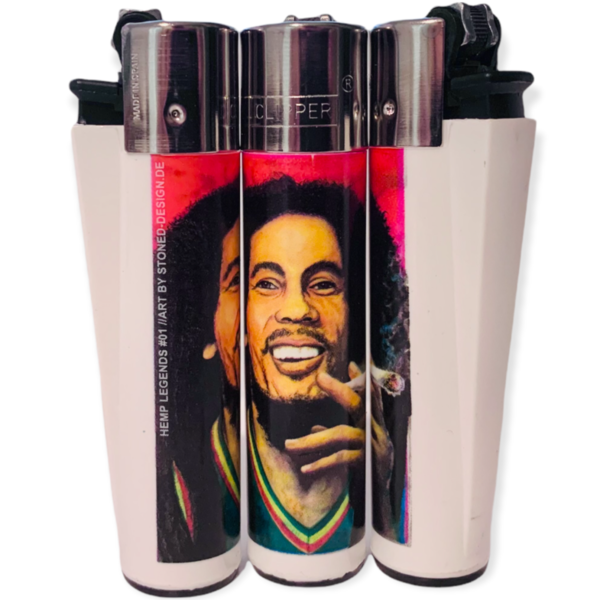 Clipper Feuerzeug Bob Marley