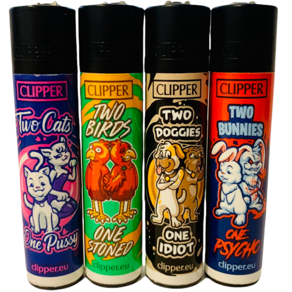 Clipper Feuerzeuge Two Animals