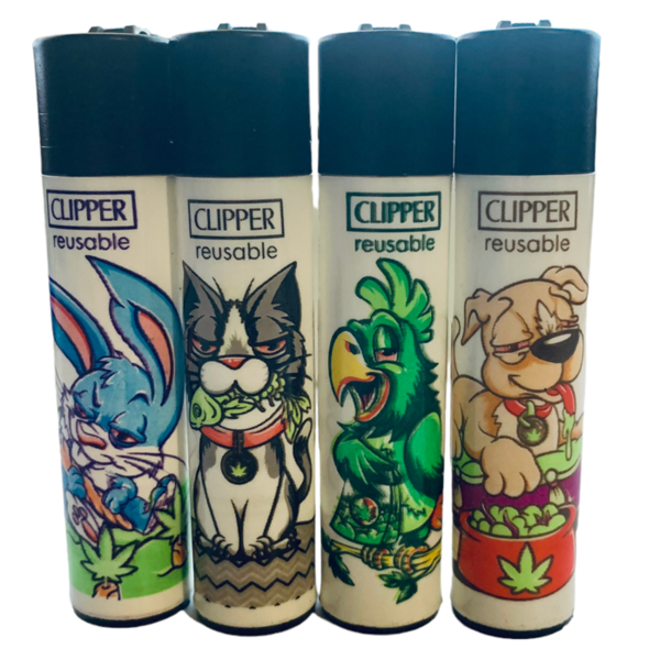 Clipper Feuerzeuge Stoned Animals